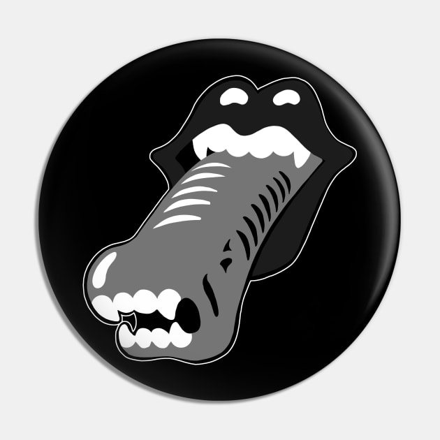 Asplenia Studios: Alien Lips Pin by AspleniaStudios