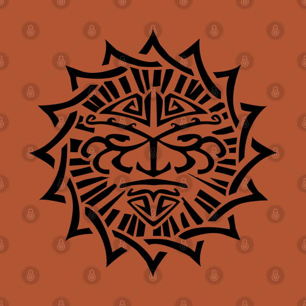 Apollo, Tribal Knotwork Sun by Markaneu