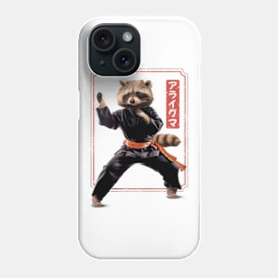 Raccoon Martial Arts Phone Case