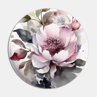 Watercolor flowers Pin