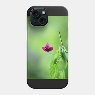 Salmon berry flowers 3 Phone Case