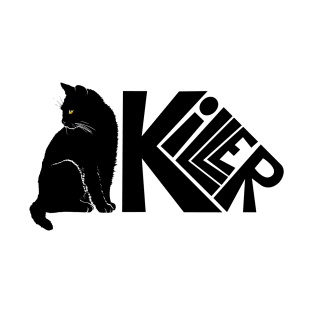 Killer Kitty (yellow eye) T-Shirt