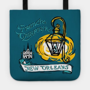 French Quarter gold Tote