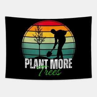 Arbor day Plant more trees retro Tapestry