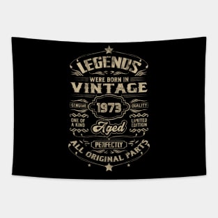 Legends Were Born 1973 50th Birthday Vintage Gift Tapestry