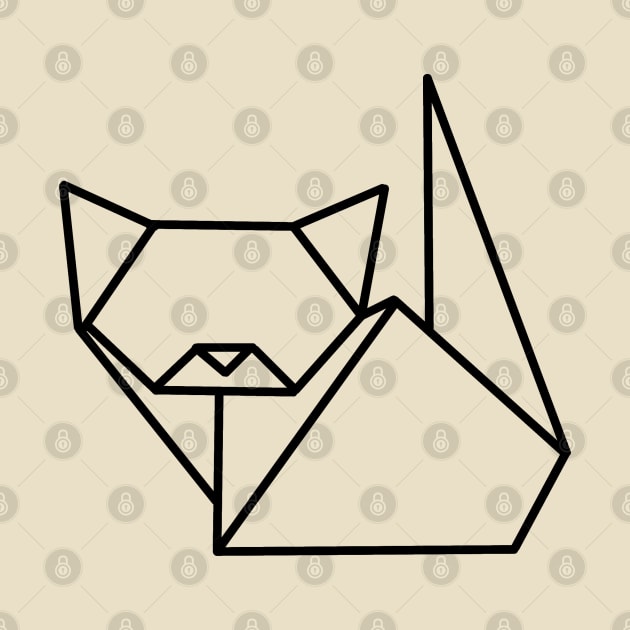 Origami Cat by Numerica