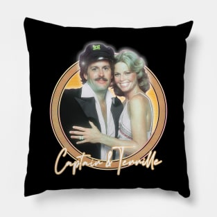 Captain & Tennille // Retro Fan Art Design Pillow