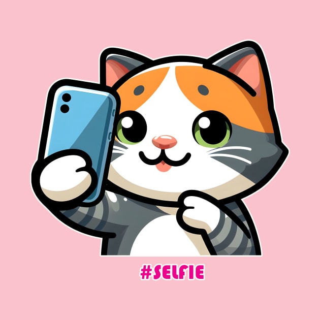 Cat Selfie by Rawlifegraphic