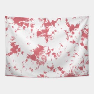 Watermelon pink and white marble Storm - Tie-Dye Shibori Texture Tapestry