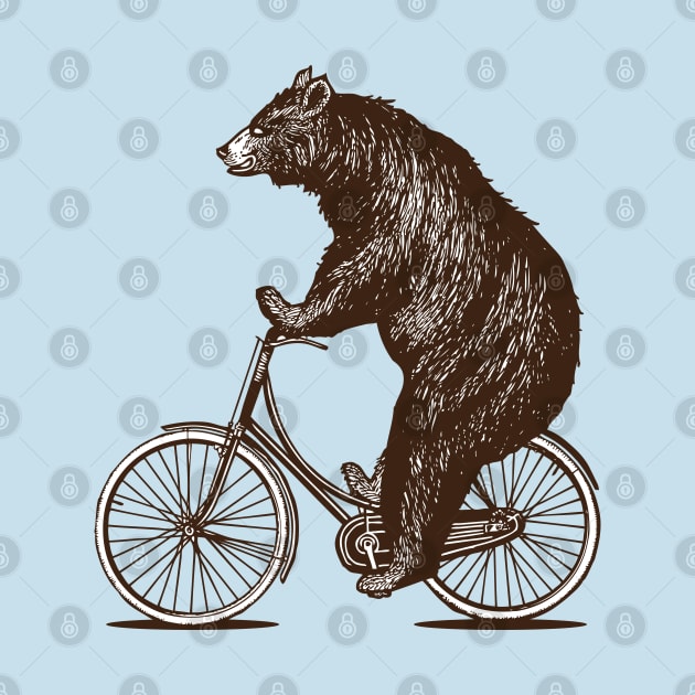 Bear on a Bike by machmigo