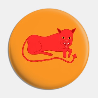 Devil Cat Pin