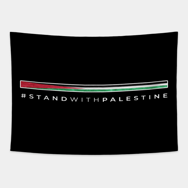 Palestine  ~ Stand with Palestine Tapestry by FFAFFF