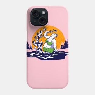 Plus size bathing lady Phone Case