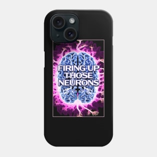 Firing up the brain cells Phone Case