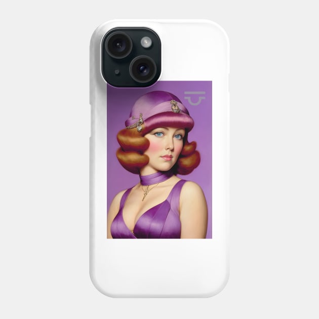 Libra Girl Phone Case by PurplePeacock