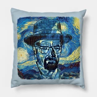 Walter White Van Gogh Style Pillow