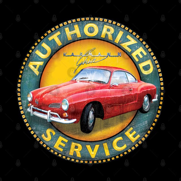 Authorized Service - Karmann Ghia by Midcenturydave