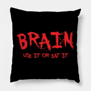 Brain quote Pillow