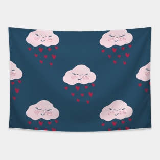 Clouds print Tapestry