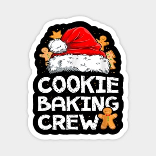 Cookie Baking Crew Christmas Santa Family Gingerbread Team Magnet