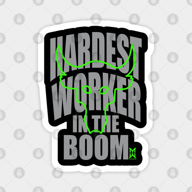 work hard Magnet by mmpower