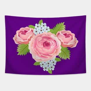 Peony Flowers Design Tapestry