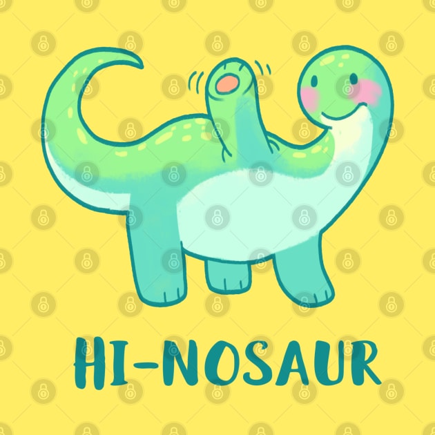 Hi-nosaur by ginaromoart