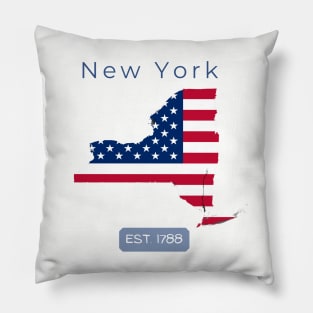 New York State (Light Colors) Pillow