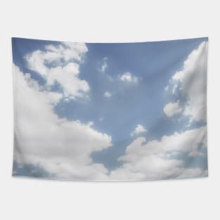 Blue Clouded Sky | Blue Clouded Sky Photography | Clouded Sky Fine Art Print Tapestry