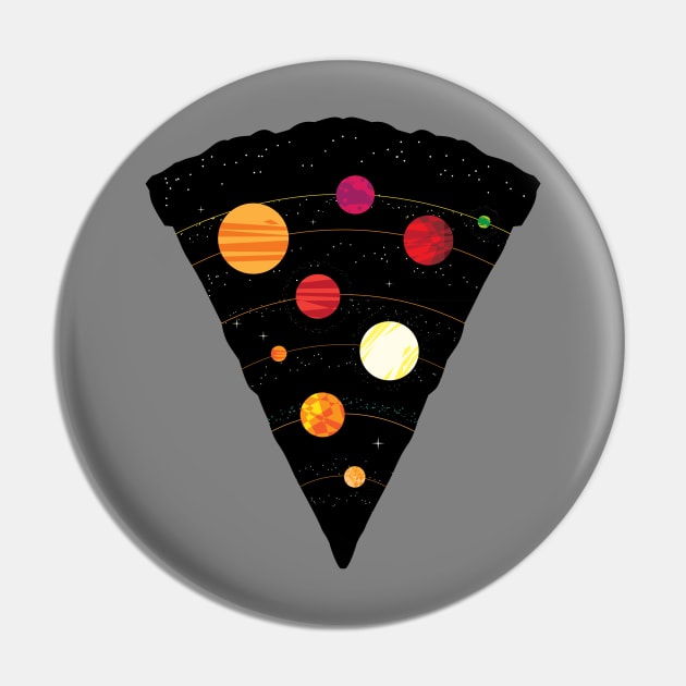 Galaxy Pizza Pin by SevenHundred