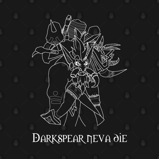 Darkspear neva die (white) by AnyMEmdq