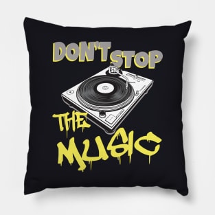 DJ Turntable Vinyl Music Pillow