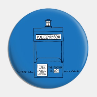 Peanut Who (Blue) Pin