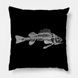 Fish skeleton. Pillow