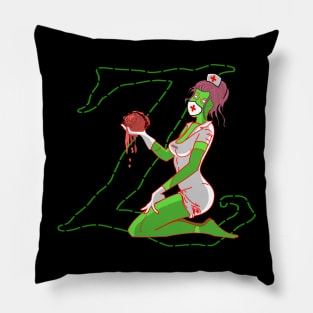 Hello Zombie Nurse Pillow