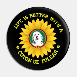 Coton de Tulear Lovers Pin