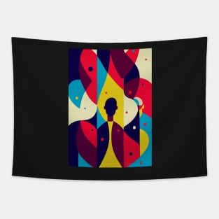 Abstract man Tapestry