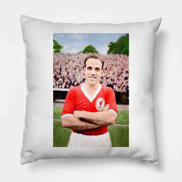 Ronnie Moran in colour Pillow by AndythephotoDr