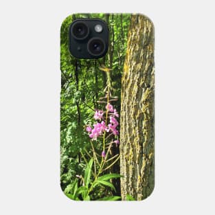 Dragonfly and Fireweed Phone Case