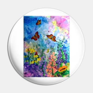 Butterfly Garden (rectangle) Pin