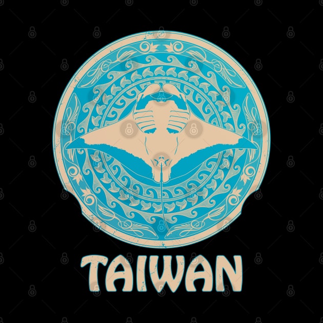 Manta Ray Shield of Taiwan by NicGrayTees