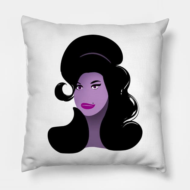 Tribute to a Diva Pillow by Creatum