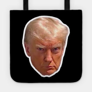 Donald Trump Mugshot Photo Floating Head Tote