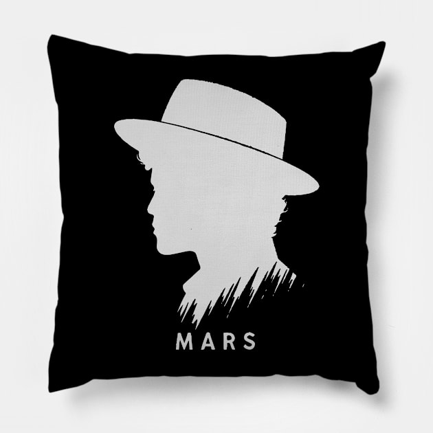 Bruno Mars Tribute - Bruno Michael Jackson Prince Kendrick Lamar Sza Ed Sheeran Music Lauryn Hill Anderson Paak Pillow by TributeDesigns