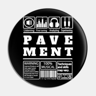 Pavement Pin