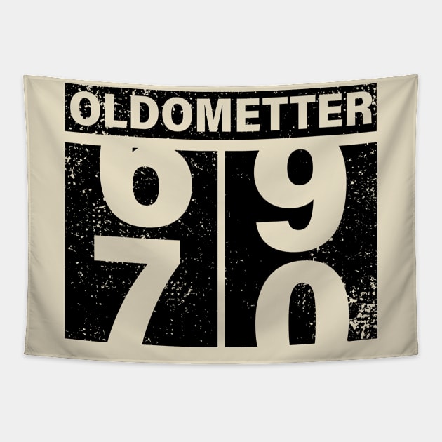 70th Birthday Oldometter Birthday Gift Idea Tapestry by Salt88