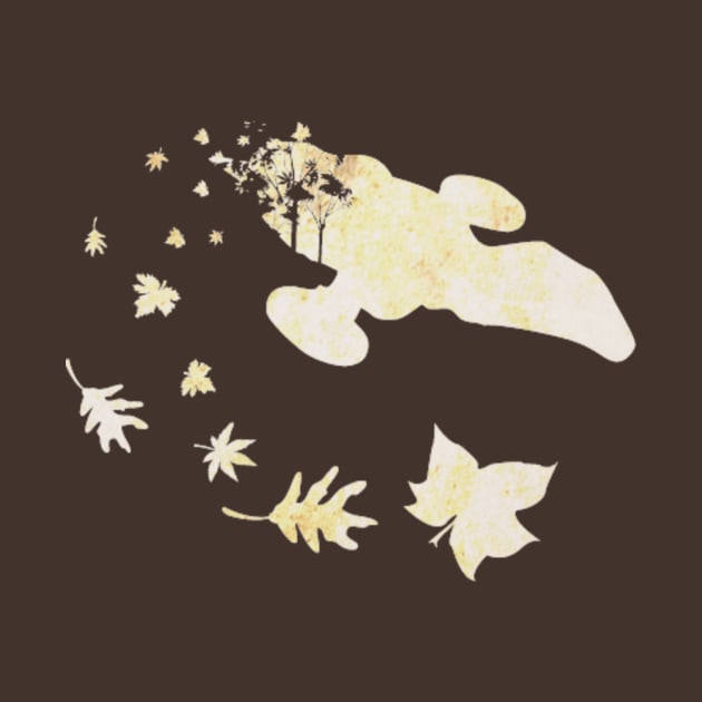 Leaf on the Wind by CristineKDesign