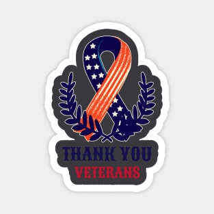 Thank You Veterans (USA) Magnet