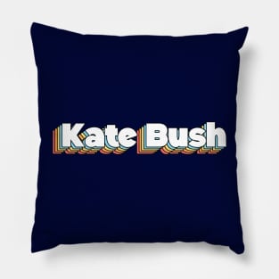 Kate Bush Vintage Text design Pillow