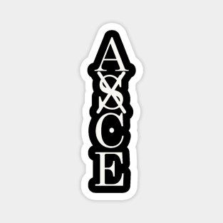 ASCE One Piece Tattoo Magnet